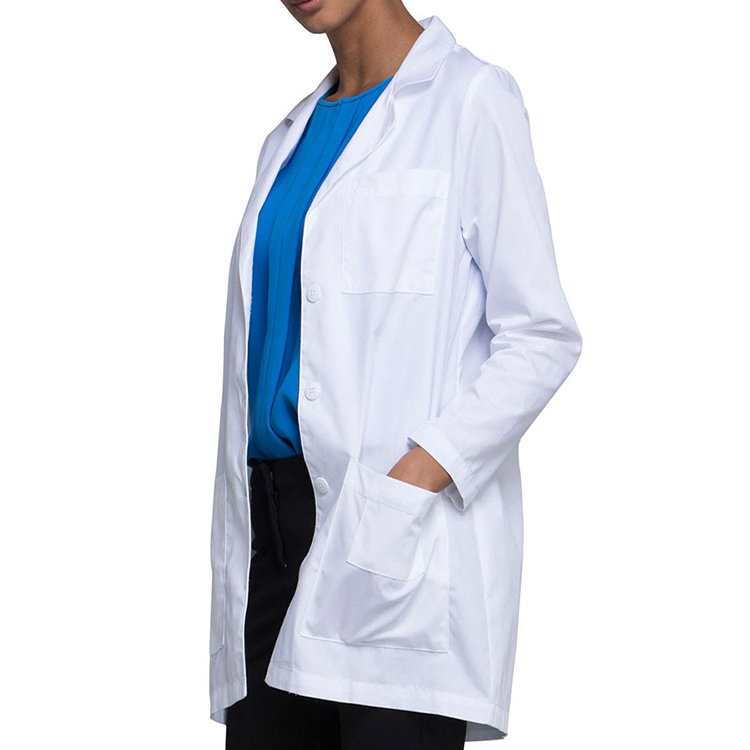 White Hospital Laboratory Uniform Dental Clinic Doctor Outcoats Long Lab Coat