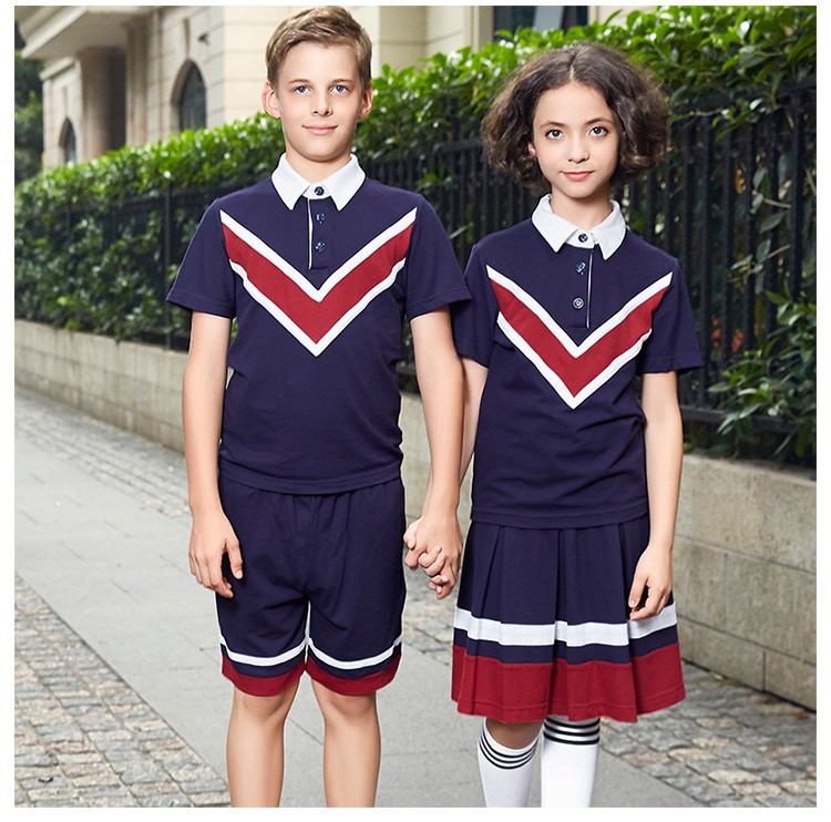 New Designs Primary Sportswear School Cotton /polyester School Uniforms for Girl and Boys