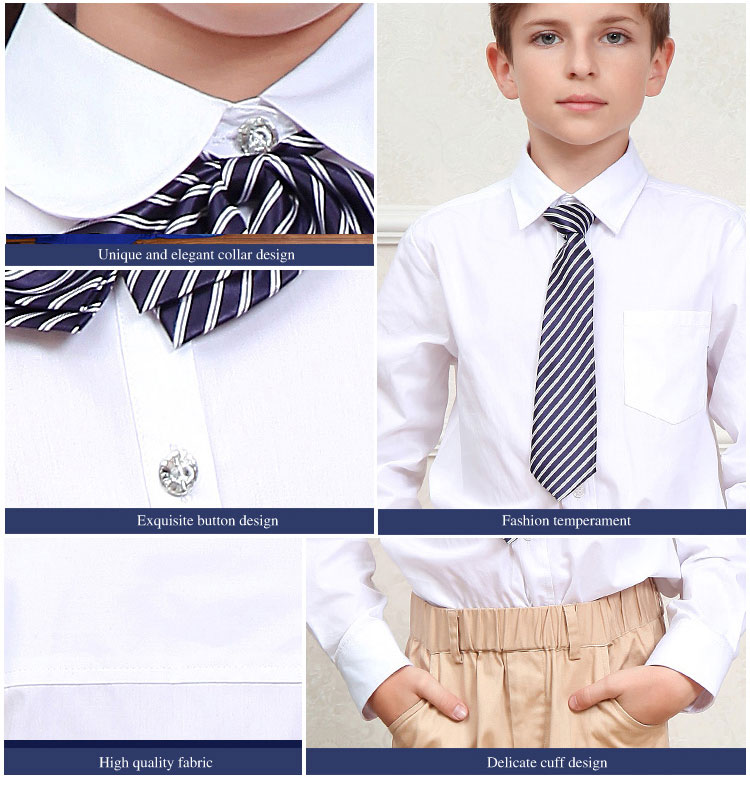 Custom School Uniform Kids Kindergarten School Uniform Shirts sets