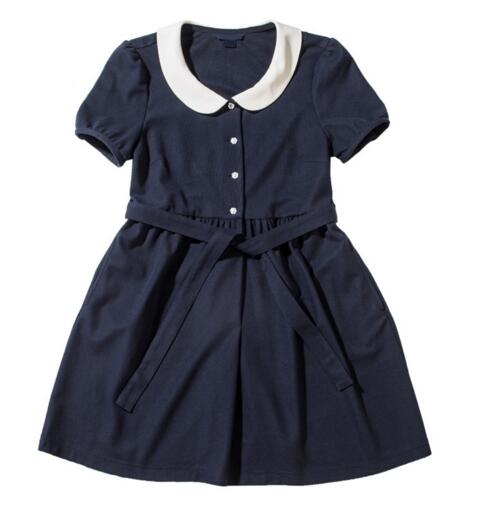 Fashion Primary School Uniform Designs School Uniforms Naughty School Girl Dress with Belt