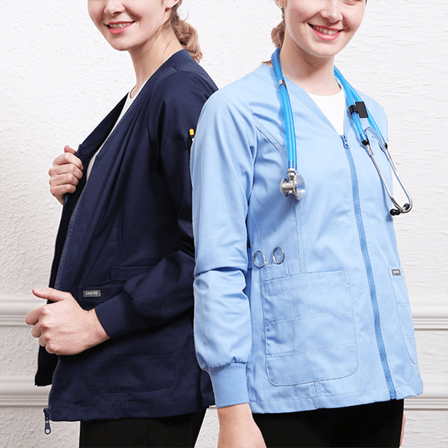 Custom Fashionable Hospital Unisex Nurse Uniforms Medical Scrub Set