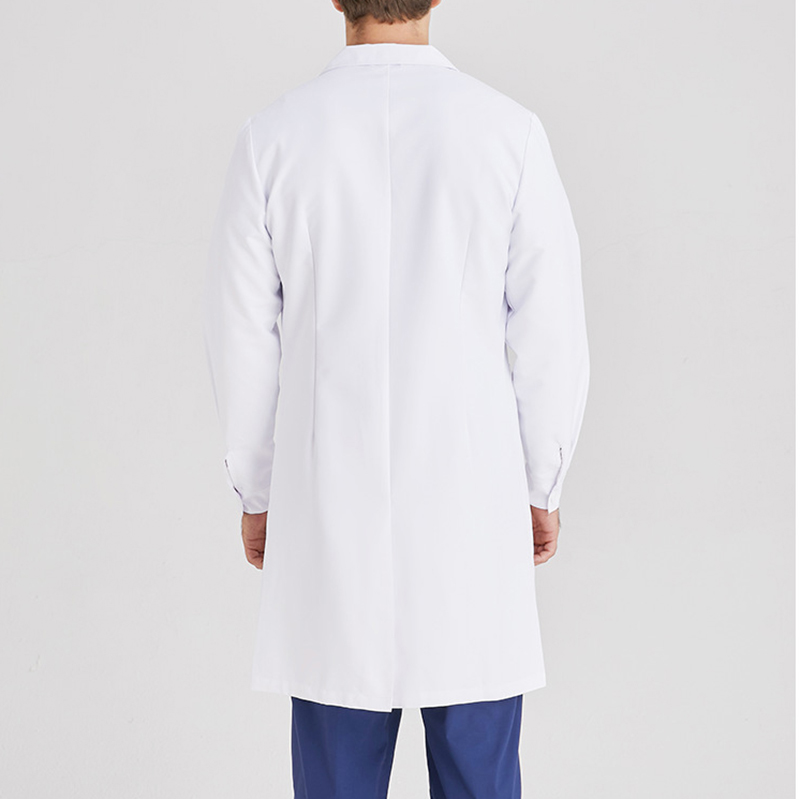 Tailored Hospital White Coat 100% Cotton Unisex Laboratory Uniform Dental Doctor Lab Coat Hospital Uniforms