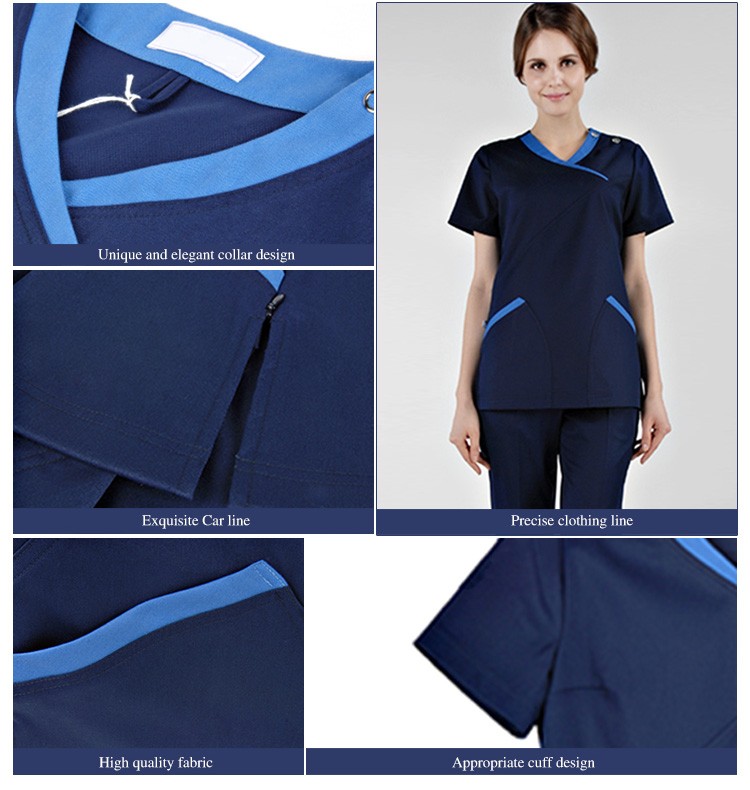 Fashion Designs Nurse Uniform Medical Scrub top and pants