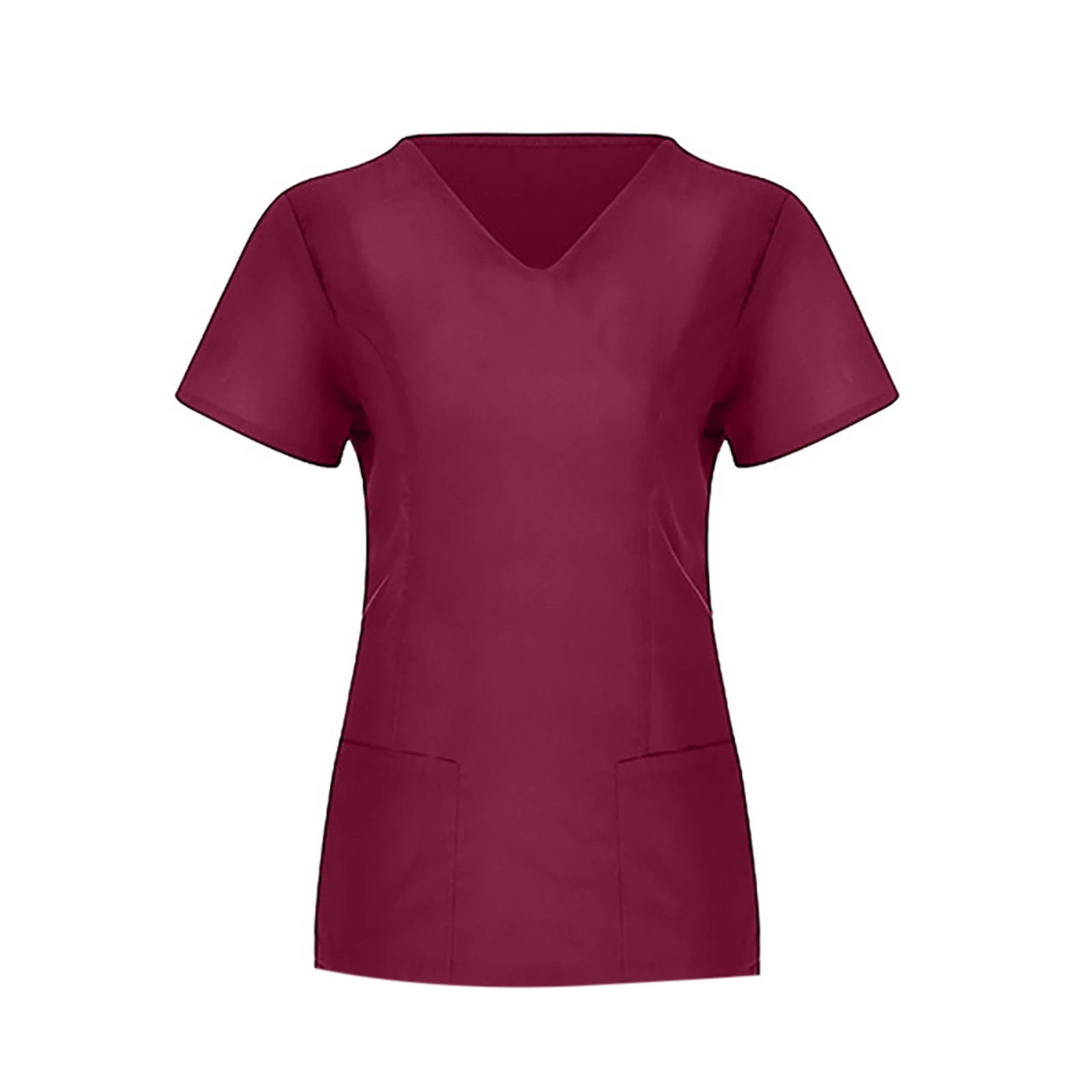 Custom Fashionable New Style V-neck Scrub Nurse Uniform for Women
