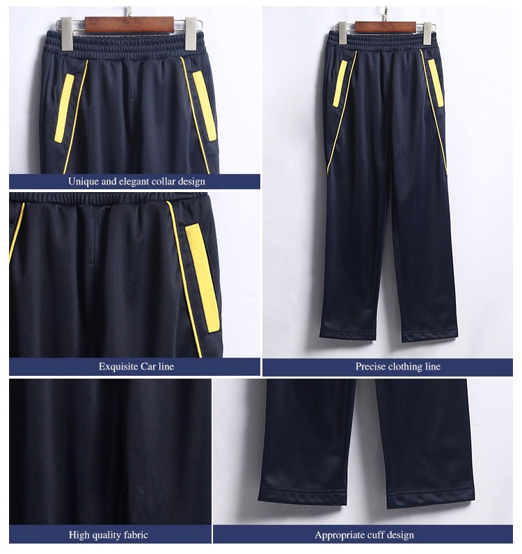 Custom Design Children Tracksuit Long Pants with Pocket for Men Jogging