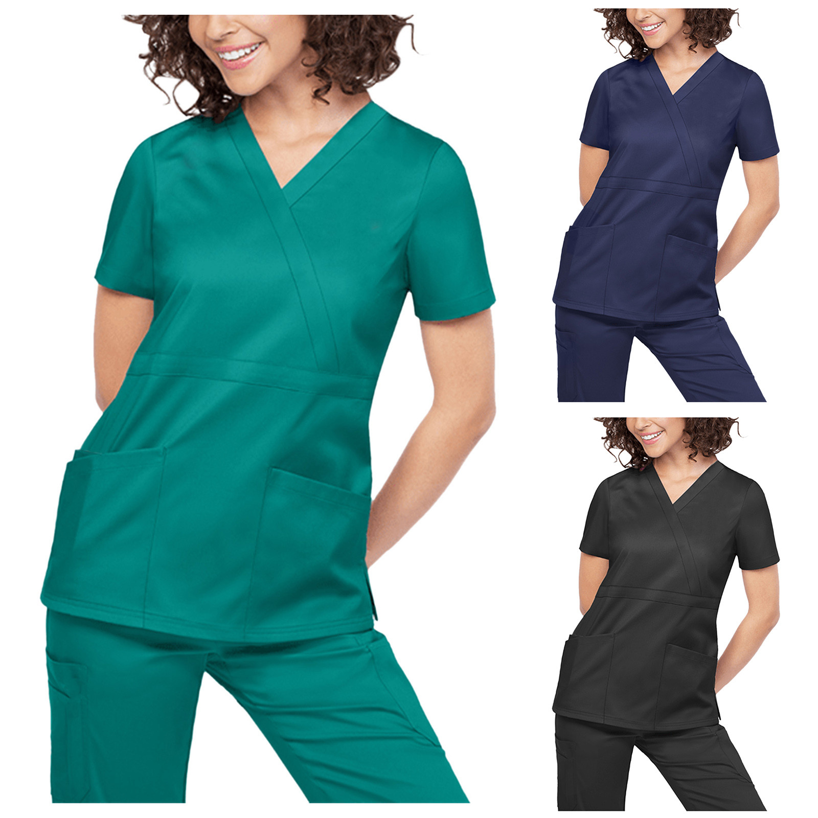 OEM Service Fashionable Spa Nursing Medical Uniform Comfortable Nurse Scrub Suit