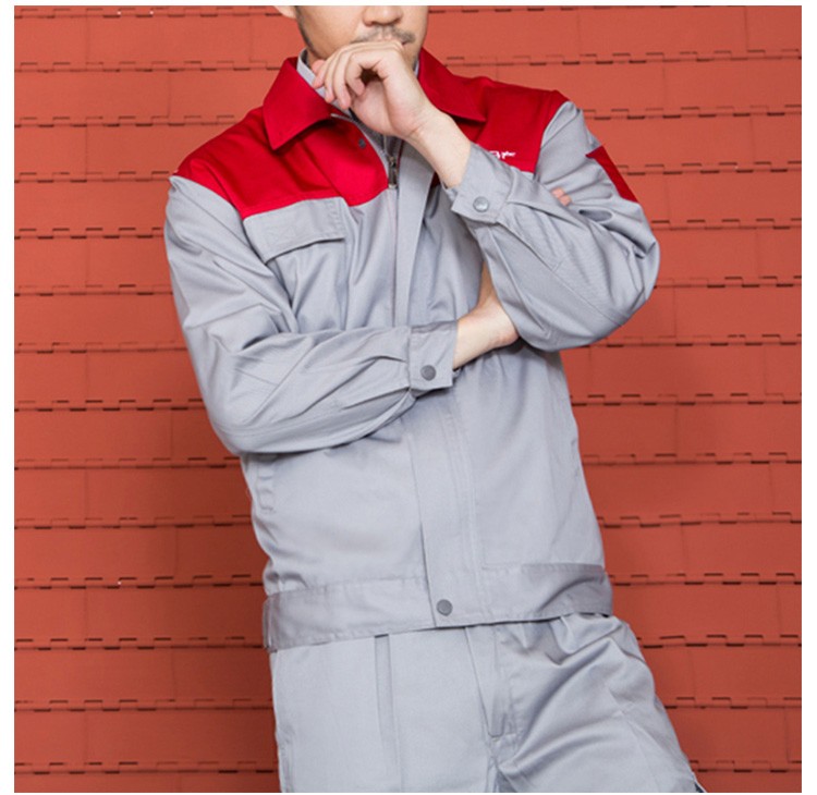Custom Design Wholesale Electrician Zipper Long Sleeve Working Uniform Coat And Pants